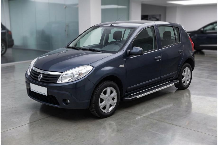 Renault Sandero 2007-2013 Pedane Laterali RedLine V1 (2 pz, Alluminio) Image