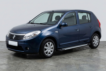 Renault Sandero 2007-2013 Pedane Laterali Line (2 pz, Alluminio) foto 1