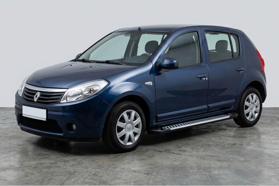 Renault Sandero 2007-2013 Pedane Laterali Line (2 pz, Alluminio) Image