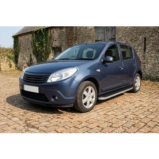 Pedane Laterali Tayga Grey (2 pz, Alluminio) Renault Sandero 2007-2013 foto 1