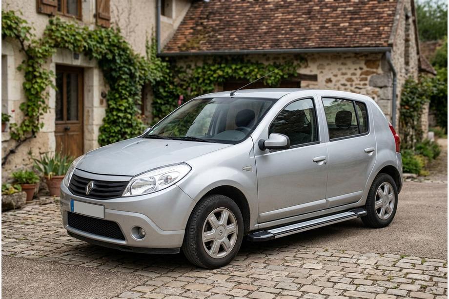 Renault Sandero 2007-2013 Pedane Laterali Rainbow (2 pz, Alluminio) Image