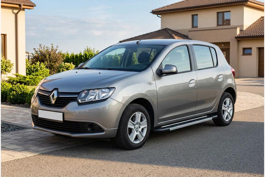 Dacia Sandero 2013-2020 Pedane Laterali RedLine V1 (2 pz, Alluminio) Foto 1