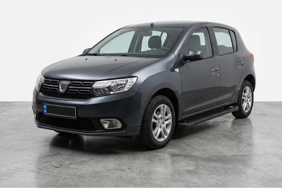 Renault Sandero 2013-2022 Pedane Laterali Allmond Black (2 pz, Alluminio) Image