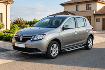 Renault Sandero 2013-2022 Pedane Laterali RedLine V1 (2 pz, Alluminio) foto 1