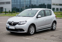 Renault Sandero 2013-2022 Pedane Laterali Tayga Grey (2 pz, Alluminio) foto 1