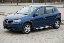 Renault Sandero 2013-2022 Pedane Laterali Rainbow (2 pz, Alluminio) foto 1