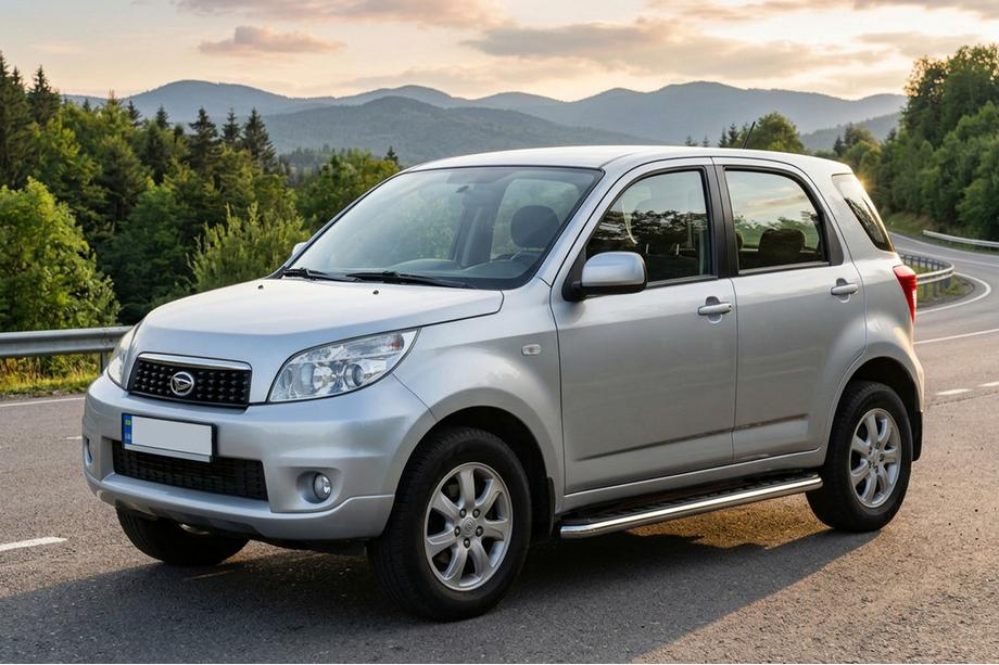 Daihatsu Terios 2006-2017 Pedane Laterali Maydos V1 (2 pz, Alluminio e Acciaio Inox) Image