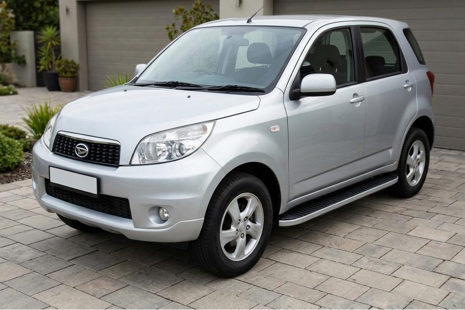 Daihatsu Terios 2006-2017 Pedane Laterali Tayga Grey (2 pz, Alluminio) Image