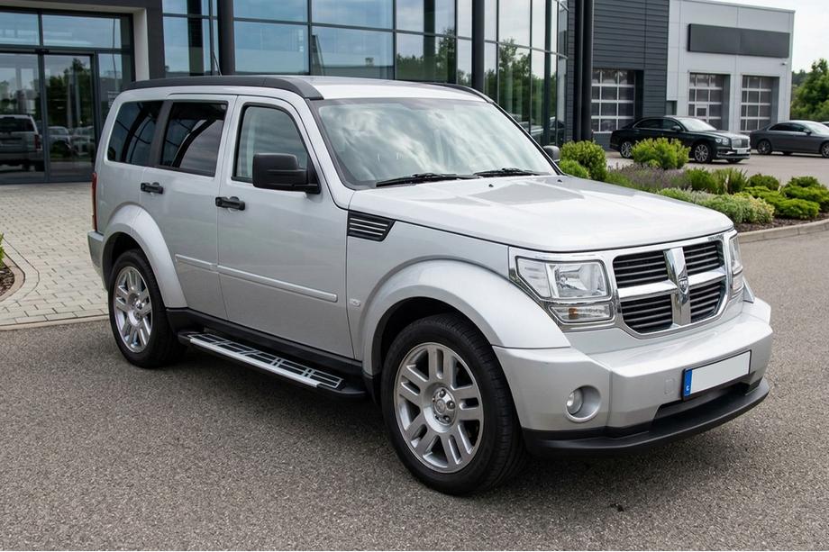 Dodge Nitro 2006-2011 Pedane Laterali Sunrise (2 pz, Alluminio) Image