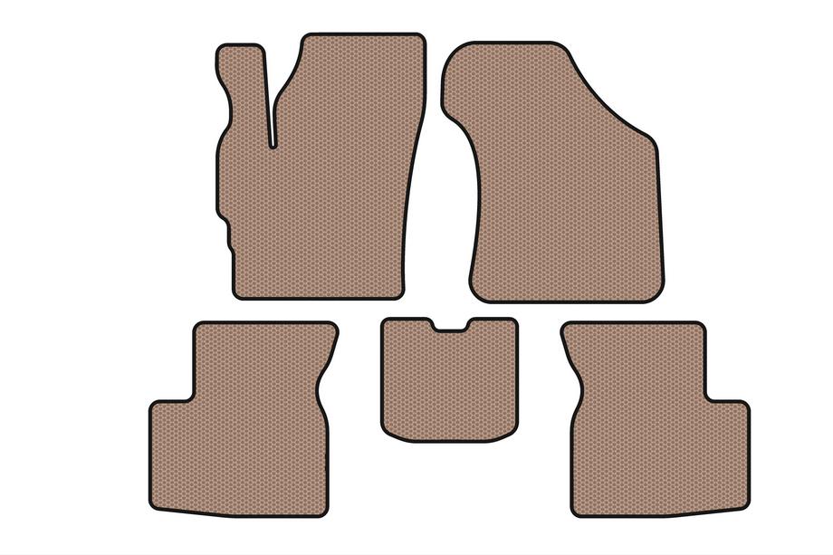 Chery QQ 2003-2022 Tappetini in Gomma Carsuit (Beige) Foto 1
