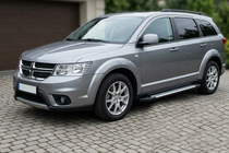 Dodge Journey 2008-2020 Pedane laterali Allmond Grey (2 pz, alluminio) foto 1