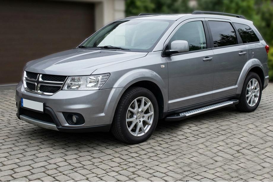 Dodge Journey 2008-2020 Pedane laterali Allmond Grey (2 pz, alluminio) Image