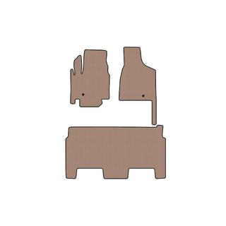 Tappetini in Gomma Carsuit (2008-2020, 2 File, 8 Posti/Allestimento SXT, Beige) Dodge Grand Caravan V 2008-2020 foto 1