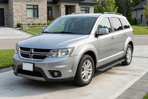 Dodge Journey 2008-2020 Pedane Laterali Allmond Black (2 pz, Alluminio) foto 1