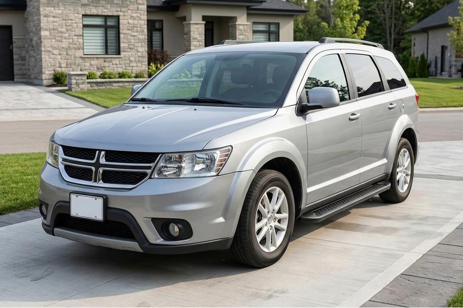 Dodge Journey 2008-2020 Pedane Laterali Allmond Black (2 pz, Alluminio) Image