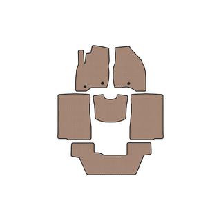 Tappetini in gomma Carsuit (2015-2017, 3 file, 7 posti, beige) foto 1