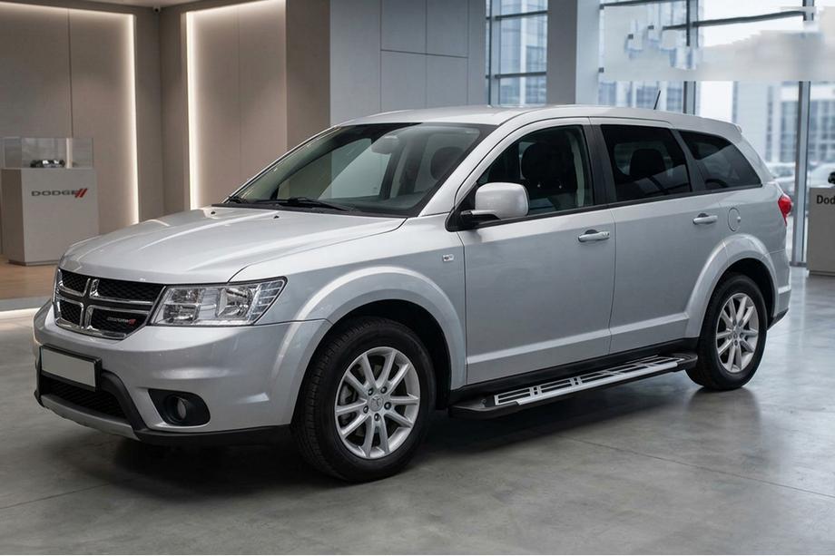 Dodge Journey 2008-2020 Pedane Laterali Sunrise (2 pz, Alluminio) Image