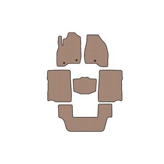 Tappetini in gomma Carsuit (2017-2019, 3ª fila, 7 posti, beige) foto 1