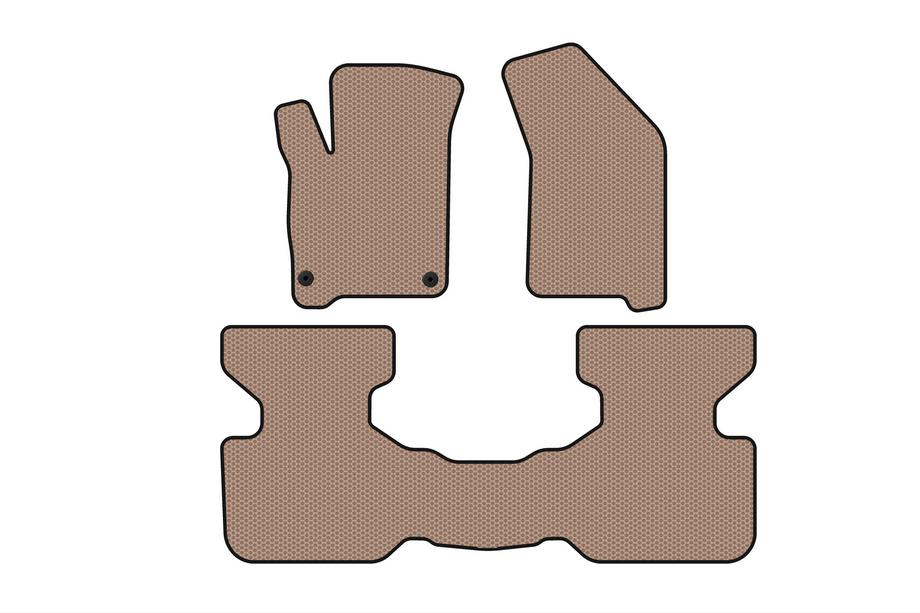 Fiat Freemont 2011-2016 Tappetini in gomma Carsuit (2011-2016, beige) Foto 1