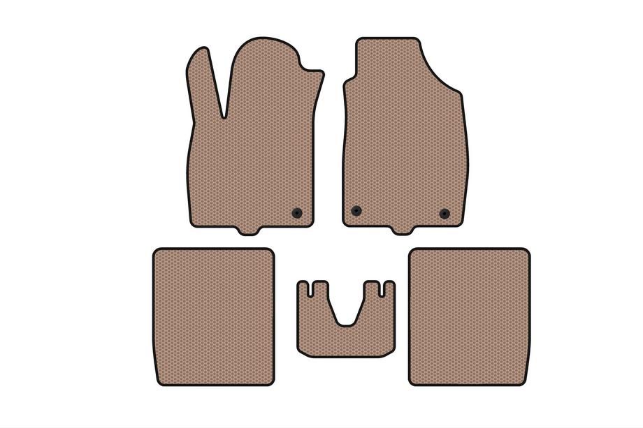 Fiat Panda 2003-2011 Tappetini in Gomma Carsuit (Beige) Foto 1