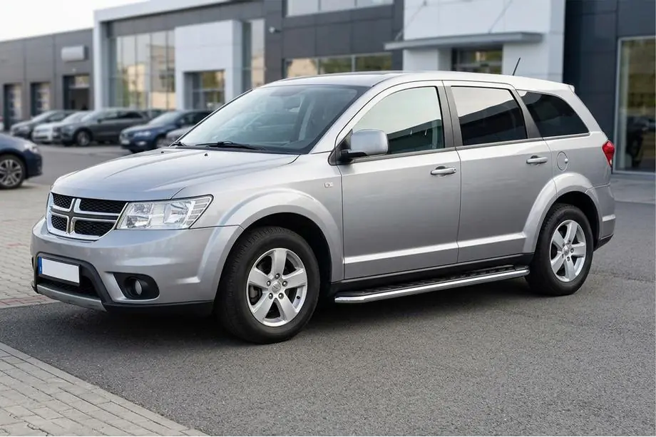 Dodge Journey 2008-2020 Pedane Laterali Maydos V1 (2 pz, Alluminio e Acciaio Inox) Image