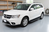 Dodge Journey 2008-2020 Pedane Laterali Bosphorus Black (2 pz, Alluminio) foto 1