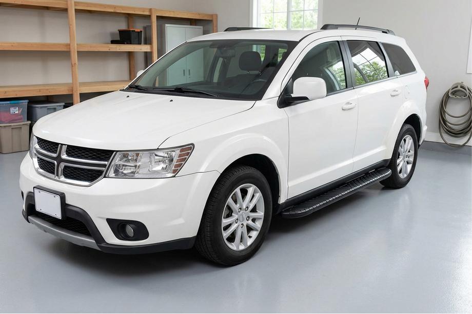 Dodge Journey 2008-2020 Pedane Laterali Bosphorus Black (2 pz, Alluminio) Image
