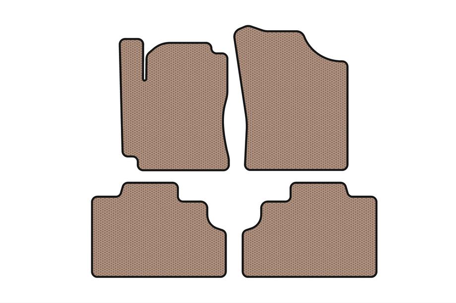 Geely CK-2 2008-2016 Tappetini in gomma Carsuit (SD, beige) Image