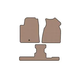 Tappetini in gomma Carsuit (1+3 fila, 2013-2017, beige)