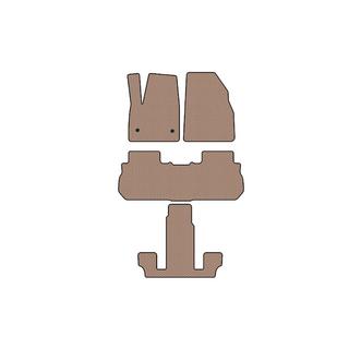 Tappetini in gomma Carsuit (3 file, 2017-2019, beige) foto 1