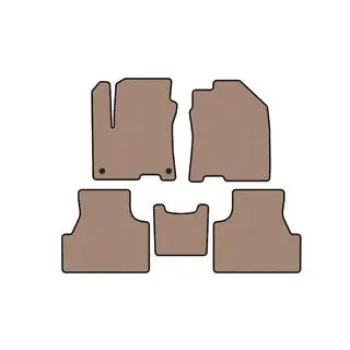 Tappetini in Gomma Carsuit (2019-2020, Elettrico, Beige) foto 1