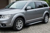Fiat Freemont 2011-2016 Pedane laterali Allmond Grey (2 pz, alluminio) foto 1