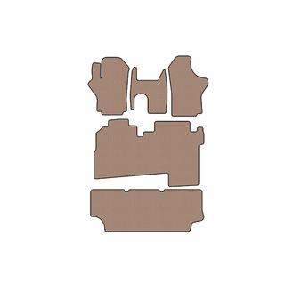 Tappetini in gomma Carsuit (2004-2007, 3 file, 8 posti, beige) Hyundai H200, H1, Starex 1998-2007 foto 1