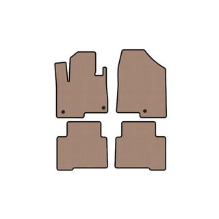 Tappetini in gomma Carsuit (2 file, per Grand, beige) Hyundai Santa Fe 4 2018-2023 foto 1