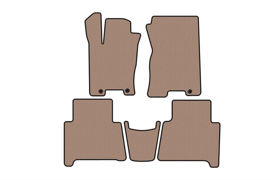 Kia Mohave 2008-2016 Tappetini in Gomma Carsuit (Beige) Image