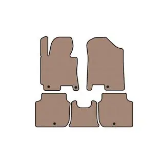 Tappetini in gomma Carsuit (2012-2016, beige)