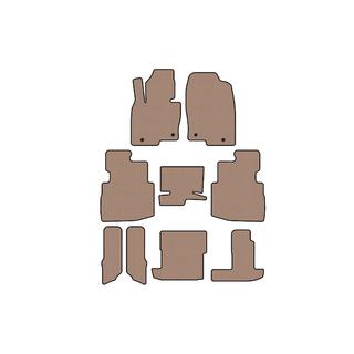 Tappetini in gomma Carsuit (3 file, 7 posti, beige) foto 1