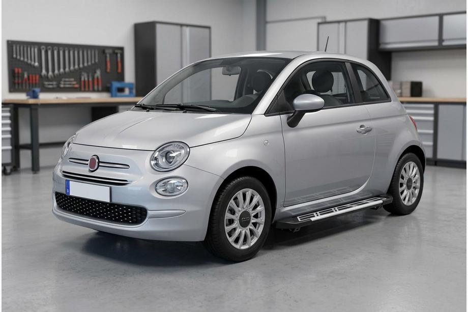 Fiat 500/500L 2013-2022 Pedane Laterali Sunrise (2 pz, Alluminio) Image