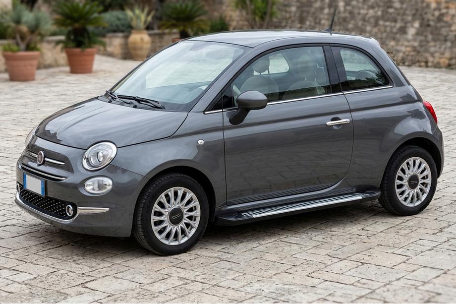 Fiat 500/500L 2013-2022 Pedane Laterali Line (2 pz, Alluminio) Image