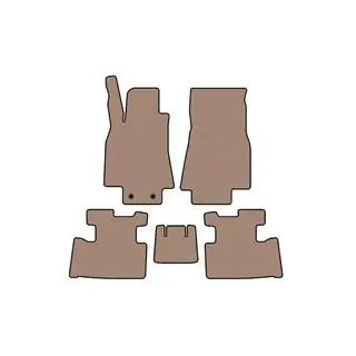 Tappetini in gomma Carsuit (2004-2008, HB, 5 porte, beige) foto 1