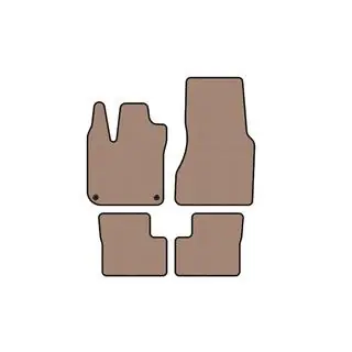Tappetini in gomma Carsuit (HB, 5 porte, beige)