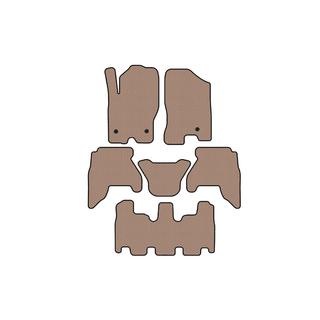 Tappetini in gomma Carsuit V1 (3 file, beige, 2010-2014) Nissan Pathfinder R51 2005-2014 foto 1