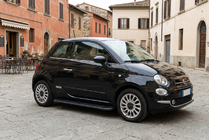 Fiat 500/500L 2013-2022 Pedane Laterali Bosphorus Black (2 pz, Alluminio) foto 1