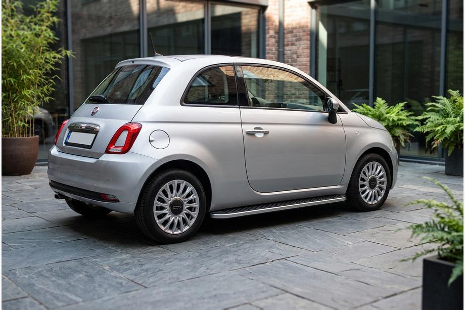 Fiat 500/500L 2013-2022 Pedane Laterali Tayga Grey (2 pz, Alluminio) Image