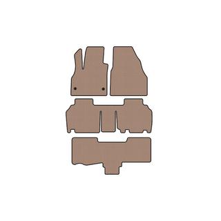 Tappetini in gomma Carsuit (3 file, 5 porte/7 posti, beige) foto 1