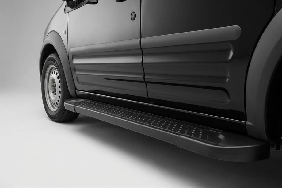 Ford Connect 2006–2009 Pedane Laterali Allmond Black (2 pz, Alluminio) Passo Maxi Foto 2