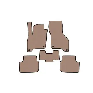 Tappetini in gomma Carsuit (SD, Elettrico, beige)