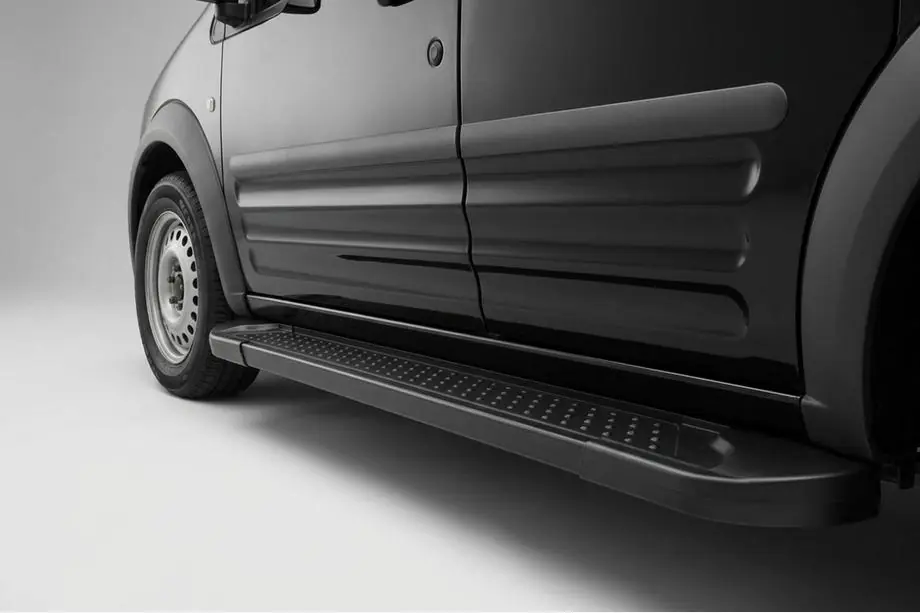 Ford Connect 2010-2013 Pedane Laterali Allmond Black (2 pz, Alluminio) Image
