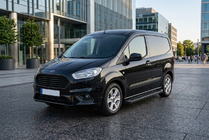 Ford Courier 2014-2023 Pedane Laterali Allmond Black (2 pz, Alluminio) foto 1