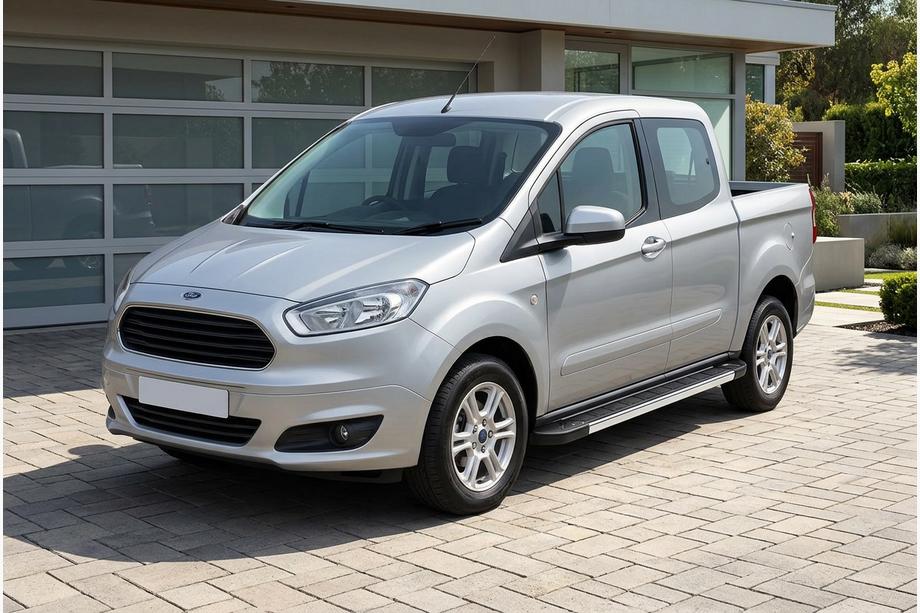 Ford Courier 2014-2023 Pedane Laterali RedLine V1 (2 pz, Alluminio) Image